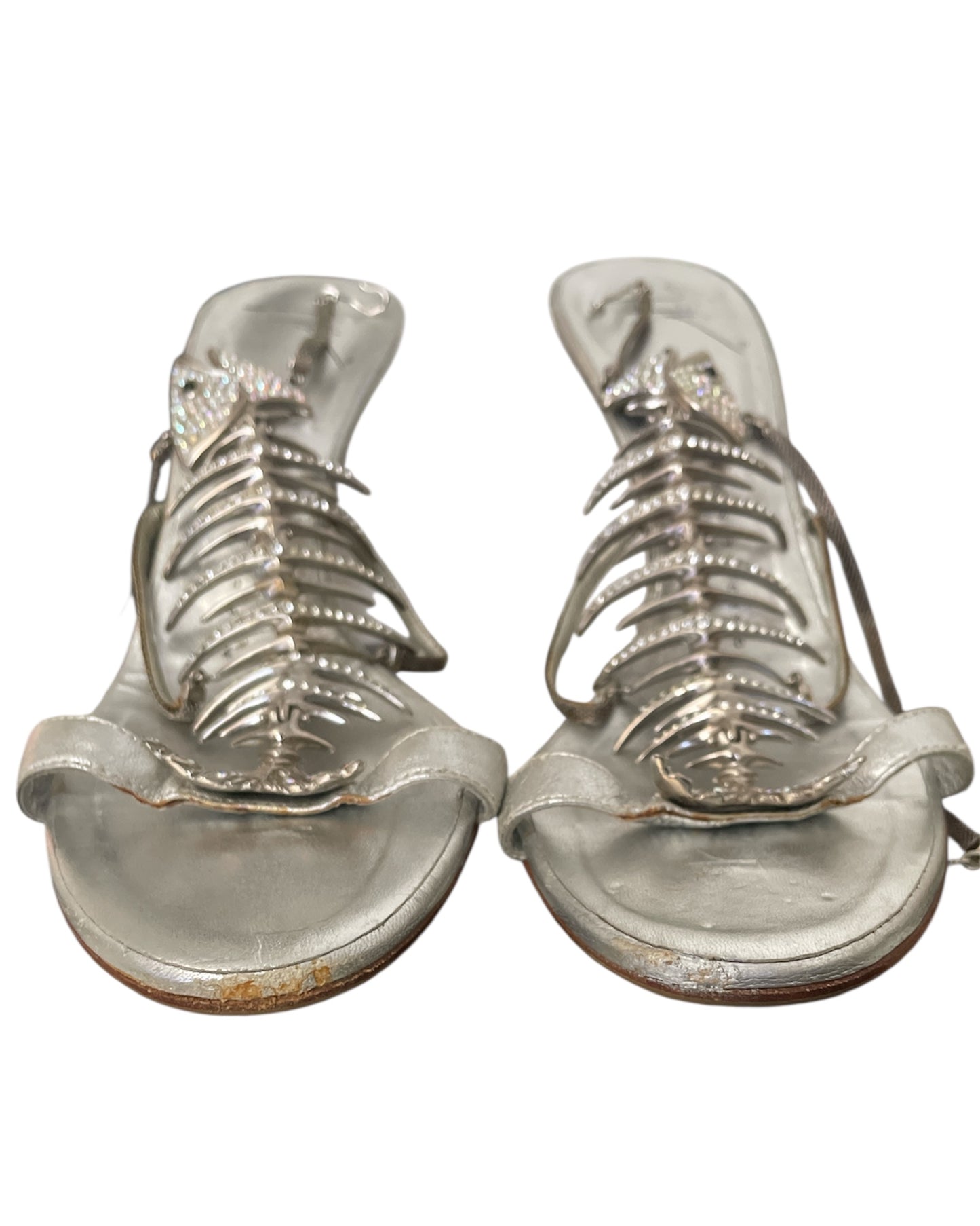 Giuseppe Zanotti Fishbone Heels (38.5)