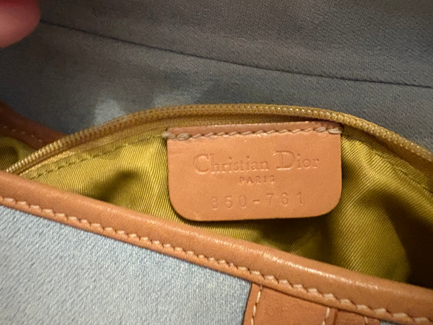Dior Saddle Bag "speedway" circa 2001