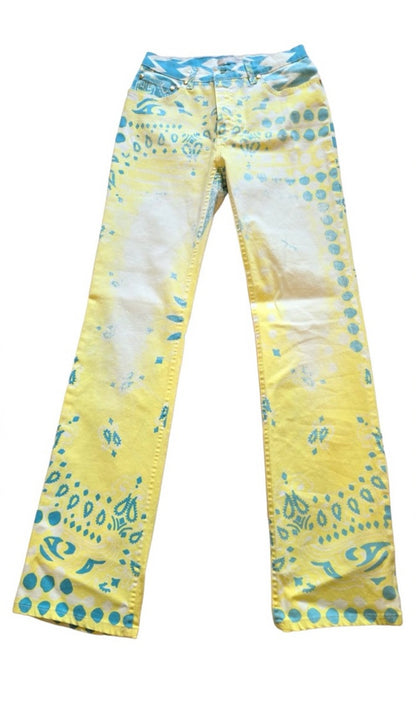 Vintage Roberto Cavalli Paisley Jeans (L)