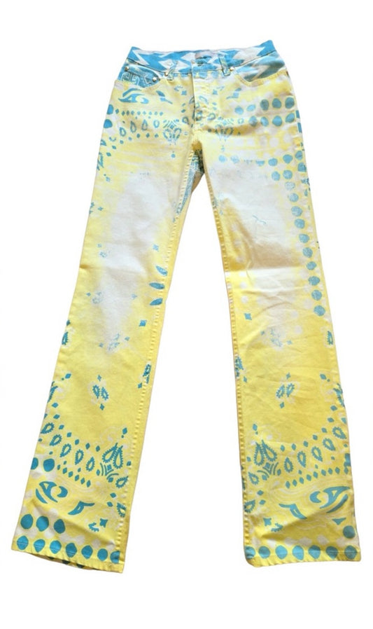 Vintage Roberto Cavalli Paisley Jeans (L)