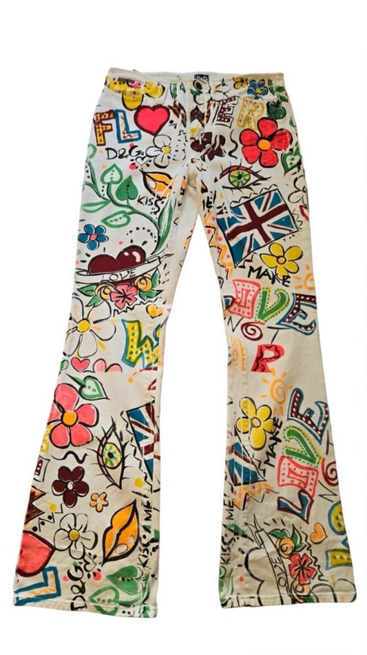 D&G Graffiti ‘make love’ Jeans (29)