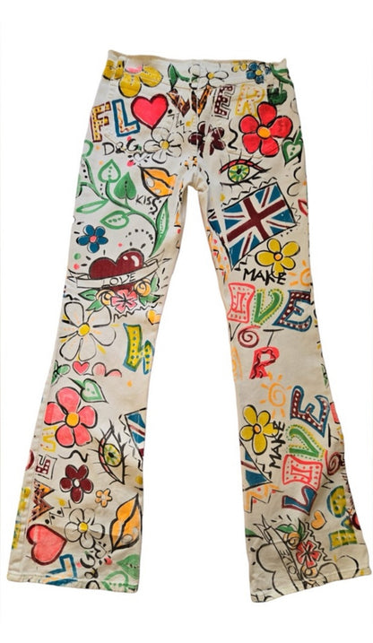 D&G Graffiti ‘make love’ Jeans (29)