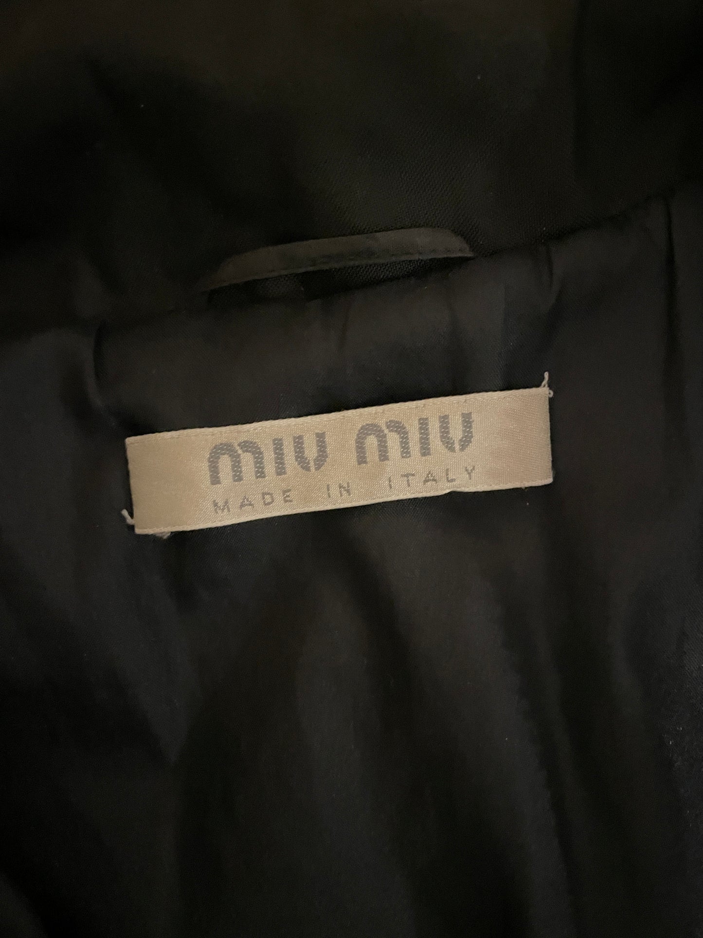 Miu Miu F/W 99 Tech Trench Coat (IT 42)