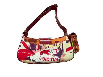 Dior by Galliano Columbus Bag 'victim' print