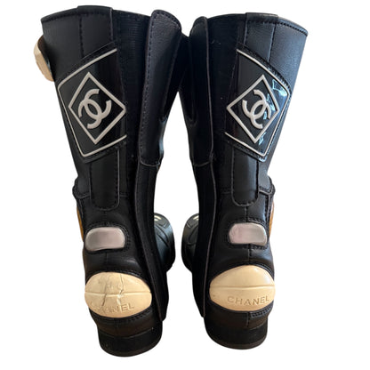 CHANEL Runway Fall 2003 Motorcycle Boots