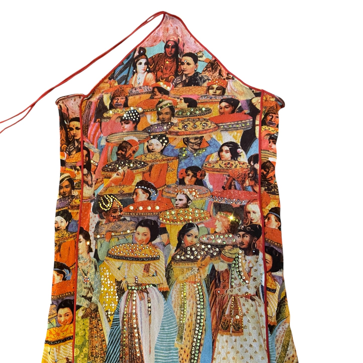 Jean Paul Gaultier Soleil Halter Dress w/ Embellishments (L)