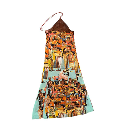 Jean Paul Gaultier Soleil Halter Dress w/ Embellishments (L)
