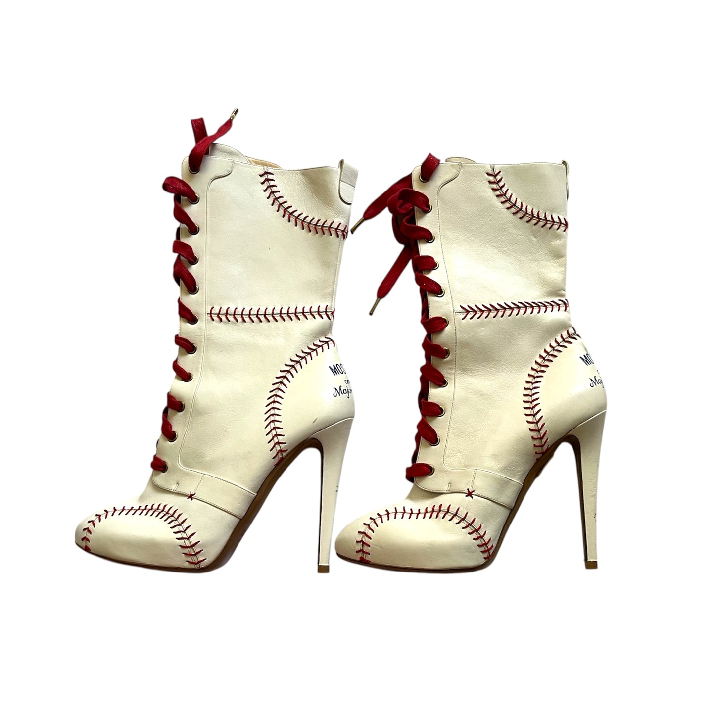 Moschino Couture 2014 Baseball Boots (sz 40)