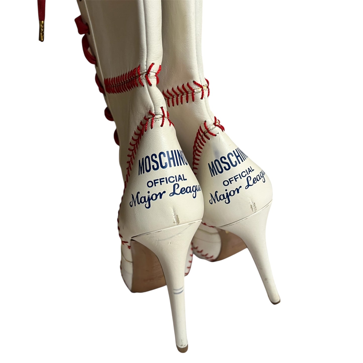 Moschino Couture 2014 Baseball Boots (sz 40)