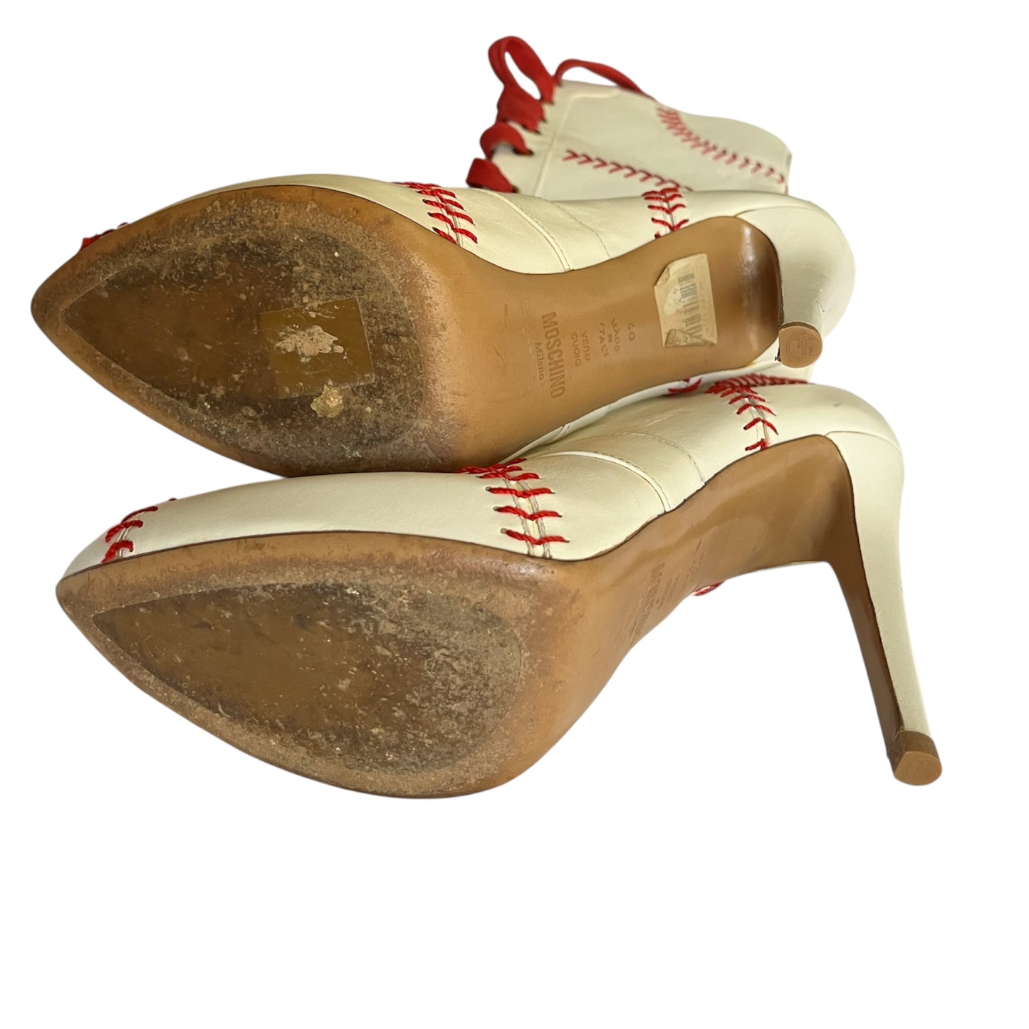 Moschino Couture 2014 Baseball Boots (sz 40)